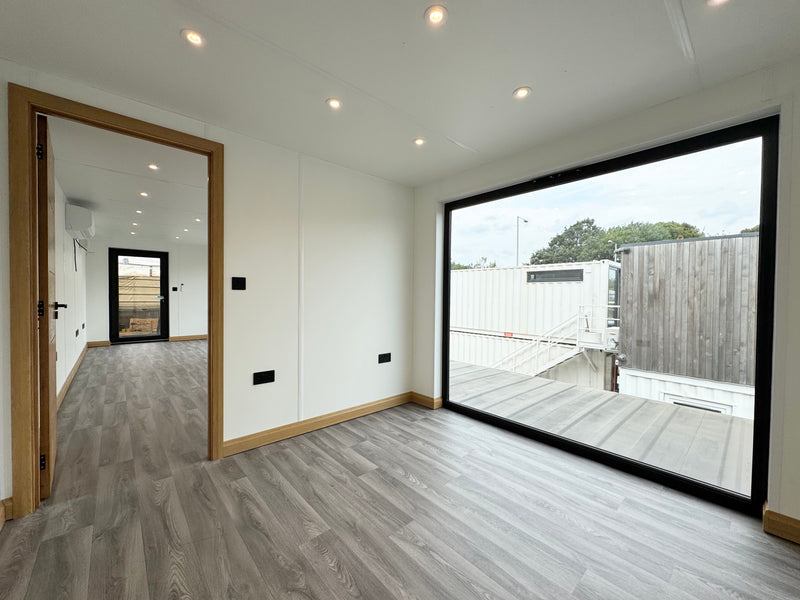 3 Bay | 32x10ft | Cabin Office Complex | Modular Portable Office | Container Conversion