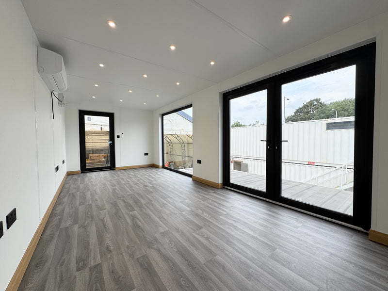 3 Bay | 32x10ft | Cabin Office Complex | Modular Portable Office | Container Conversion