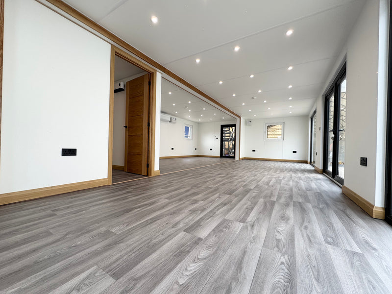 3 Bay | 32x10ft | Cabin Office Complex | Modular Portable Office | Container Conversion