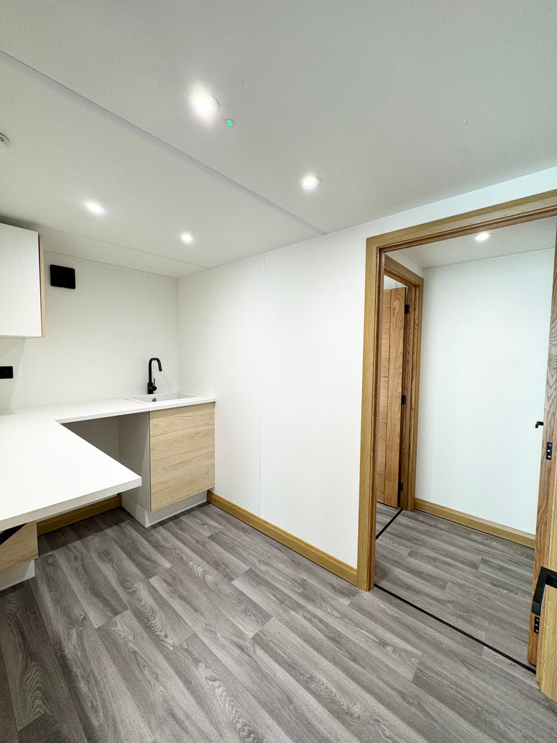 3 Bay | 32x10ft | Cabin Office Complex | Modular Portable Office | Container Conversion