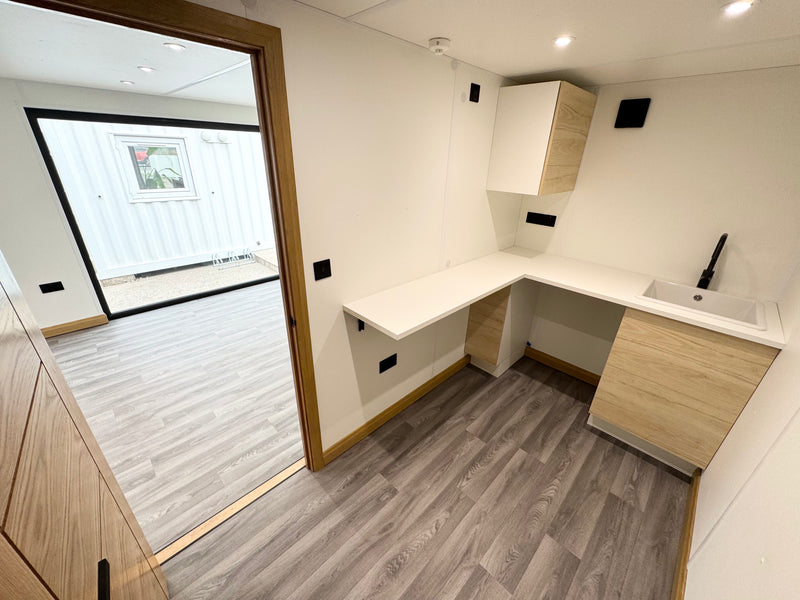 3 Bay | 32x10ft | Cabin Office Complex | Modular Portable Office | Container Conversion