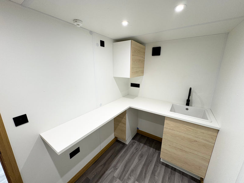 3 Bay | 32x10ft | Cabin Office Complex | Modular Portable Office | Container Conversion