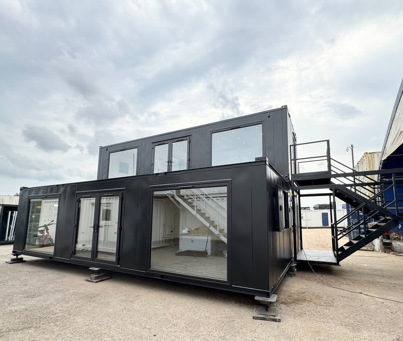 3 Bay | 32x10ft | Cabin Office Complex | Modular Portable Office | Container Conversion