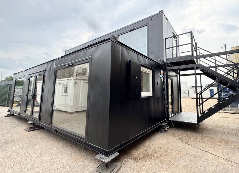 3 Bay | 32x10ft | Cabin Office Complex | Modular Portable Office | Container Conversion