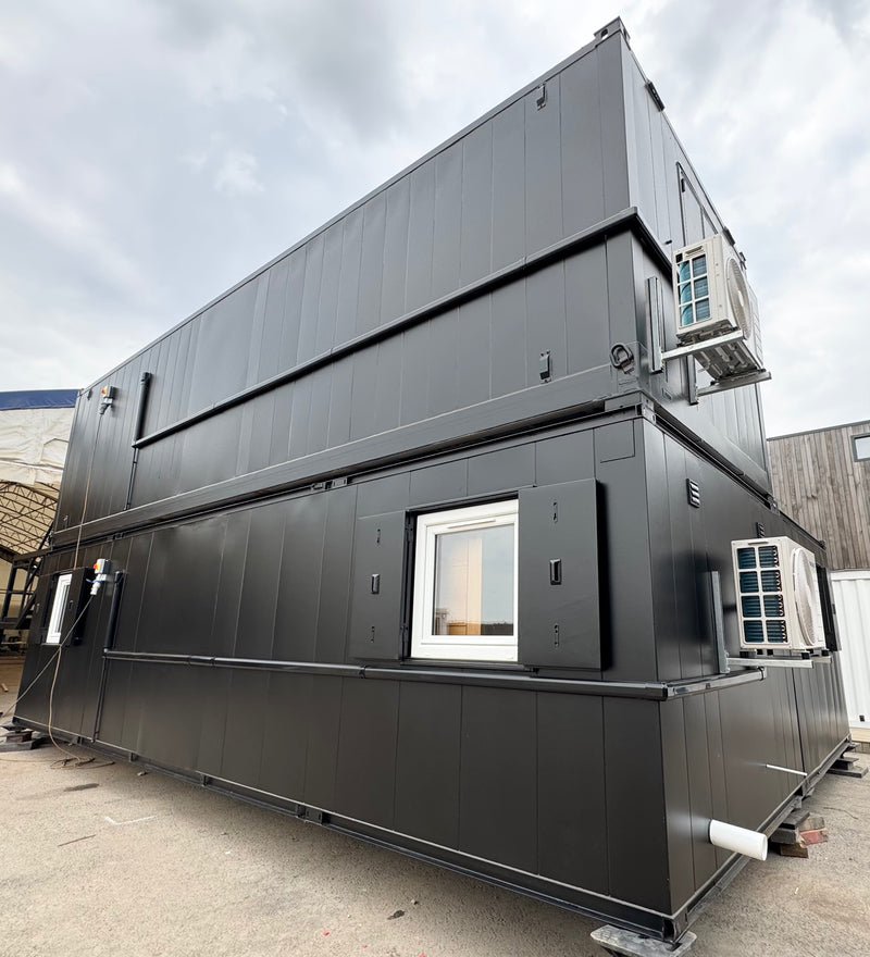 3 Bay | 32x10ft | Cabin Office Complex | Modular Portable Office | Container Conversion