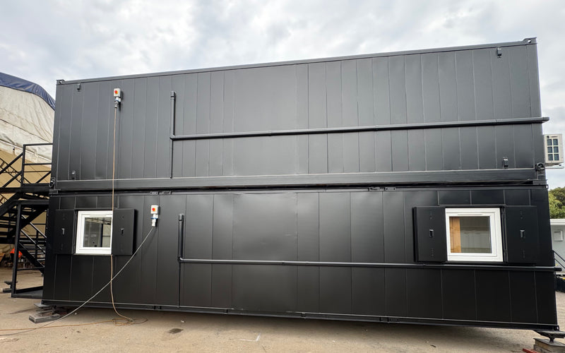 3 Bay | 32x10ft | Cabin Office Complex | Modular Portable Office | Container Conversion