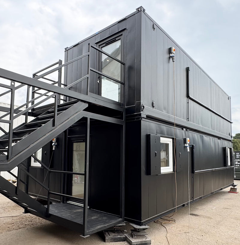 3 Bay | 32x10ft | Cabin Office Complex | Modular Portable Office | Container Conversion