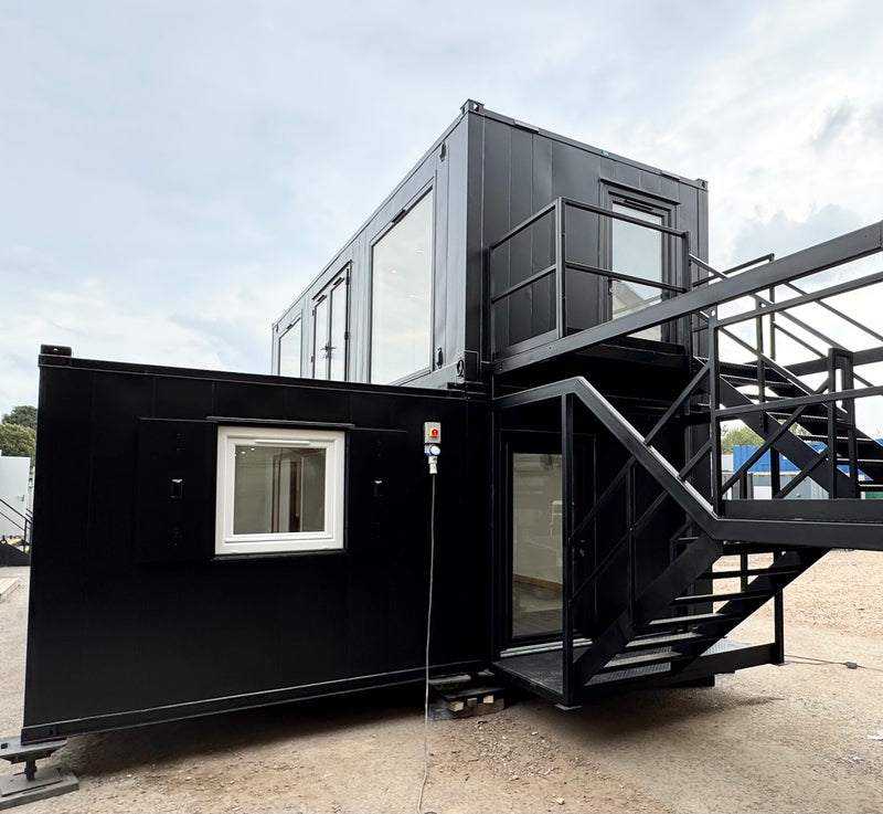 3 Bay | 32x10ft | Cabin Office Complex | Modular Portable Office | Container Conversion