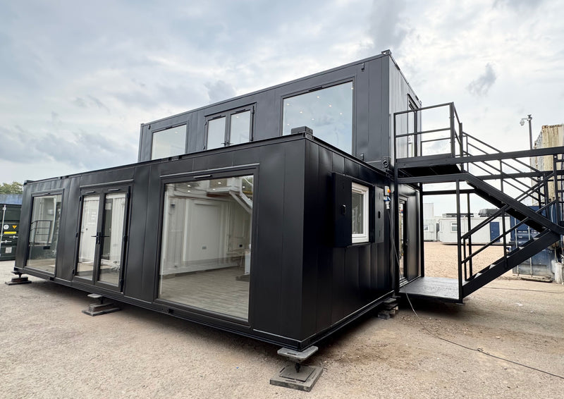 3 Bay | 32x10ft | Cabin Office Complex | Modular Portable Office | Container Conversion