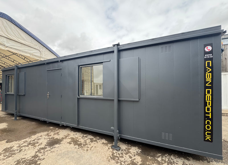 32x10Ft | Canteen / Office Cabin With Store Room | 50/50 Split | No 1477