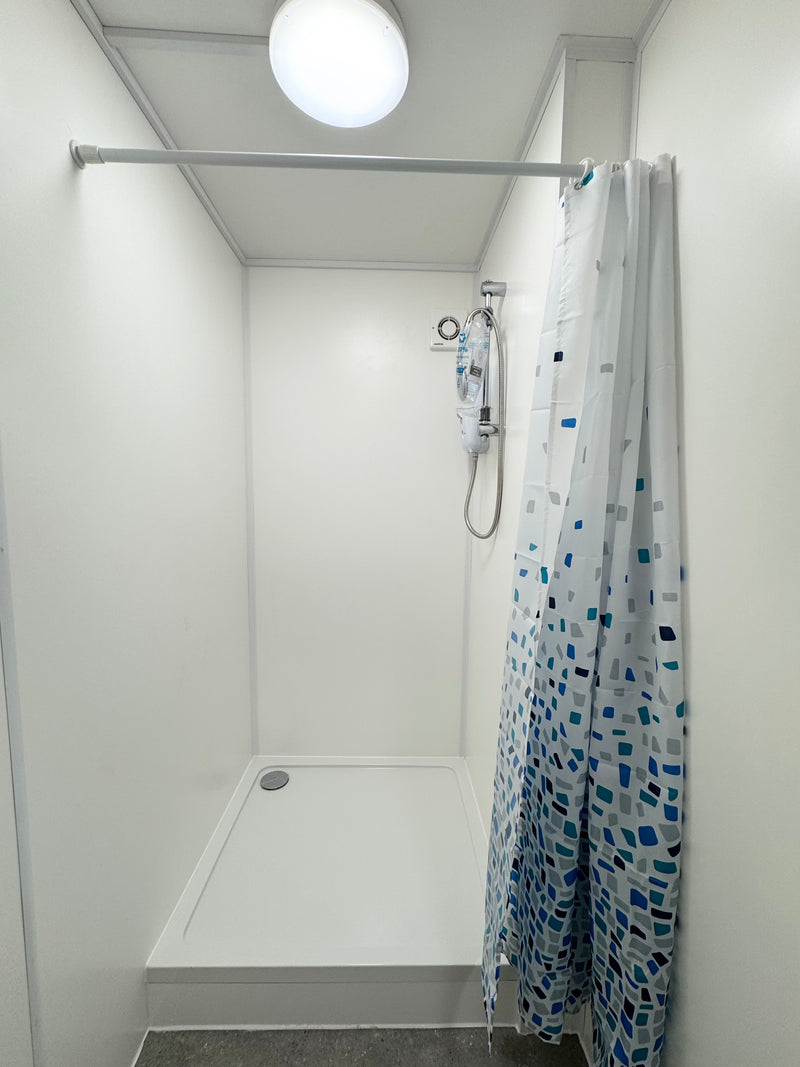 32x10ft | Toilet Block + Twin Shower Room + Drying Room | Changing Room | Anti Vandal Cabin | Portable building | Welfare | No 1348