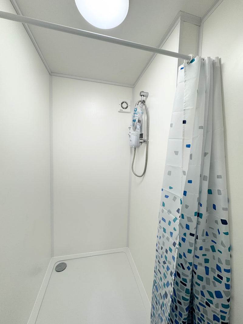 32x10ft | Toilet Block + Twin Shower Room + Drying Room | Changing Room | Anti Vandal Cabin | Portable building | Welfare | No 1348