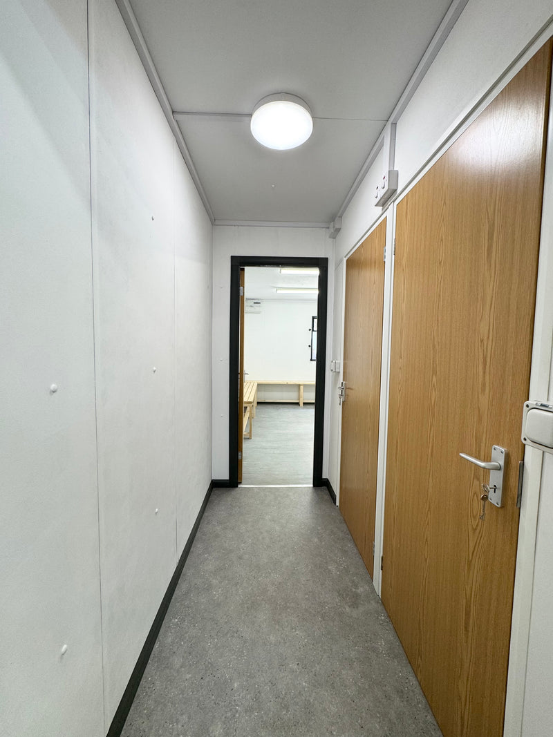 32x10ft | Toilet Block + Twin Shower Room + Drying Room | Changing Room | Anti Vandal Cabin | Portable building | Welfare | No 1348