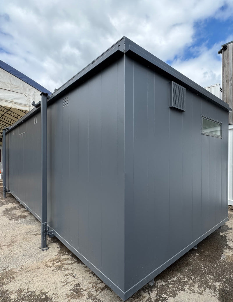 32x10ft | Toilet Block + Twin Shower Room + Drying Room | Changing Room | Anti Vandal Cabin | Portable building | Welfare | No 1348