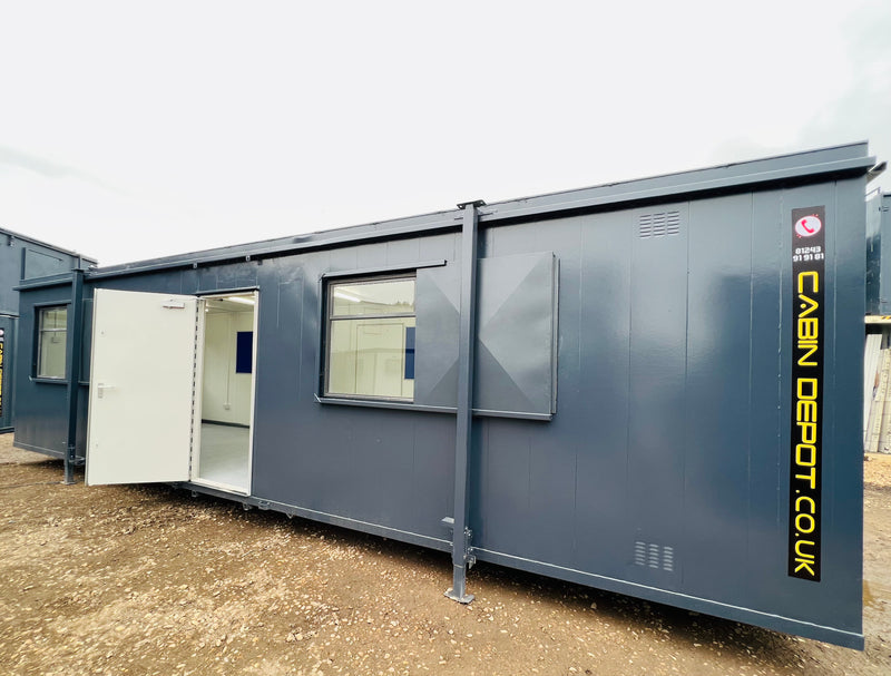 32x10ft Cabin | Open Plan | Office / Canteen | Anti-Vandal | Portable Building | No 974