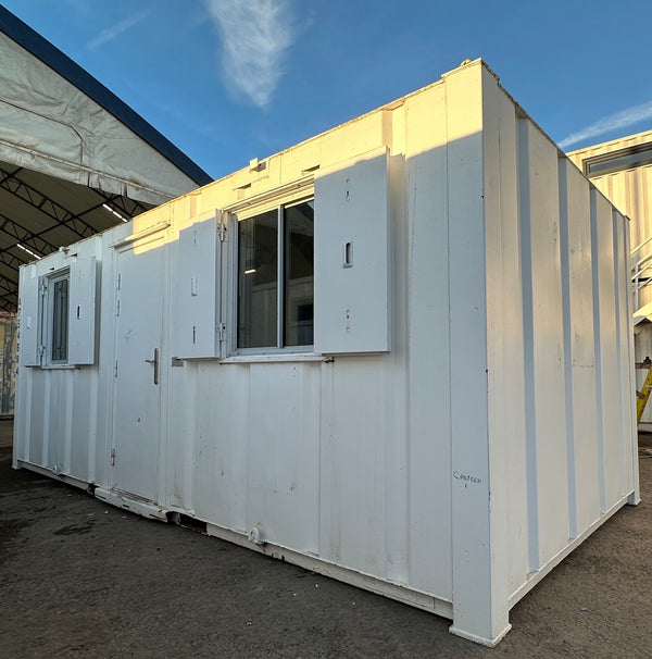 20.5x9ft | Canteen / Office | Building Site Accommodation | Portable Anti-Vandal | Reduced | No 1644