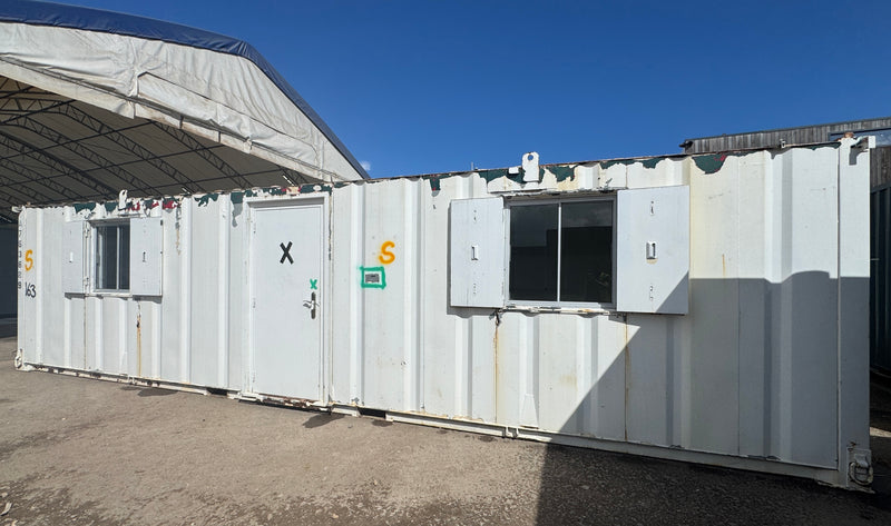 32x10ft | Canteen / Office | Building Site Accommodation | Portable Anti-Vandal | Reduced | No 1579