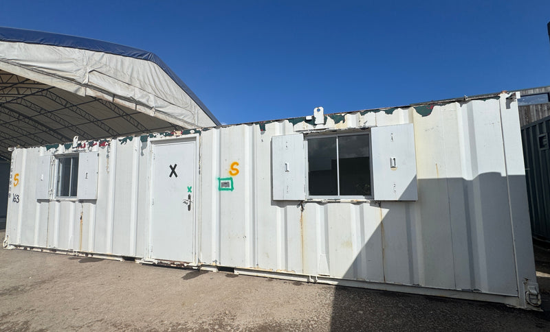 32x10ft | Canteen / Office | Building Site Accommodation | Portable Anti-Vandal | Reduced | No 1579