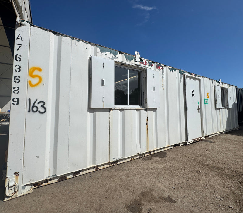 32x10ft | Canteen / Office | Building Site Accommodation | Portable Anti-Vandal | Reduced | No 1579