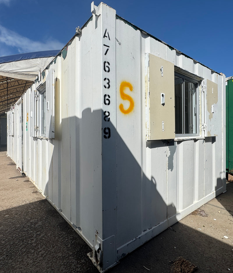 32x10ft | Canteen / Office | Building Site Accommodation | Portable Anti-Vandal | Reduced | No 1579