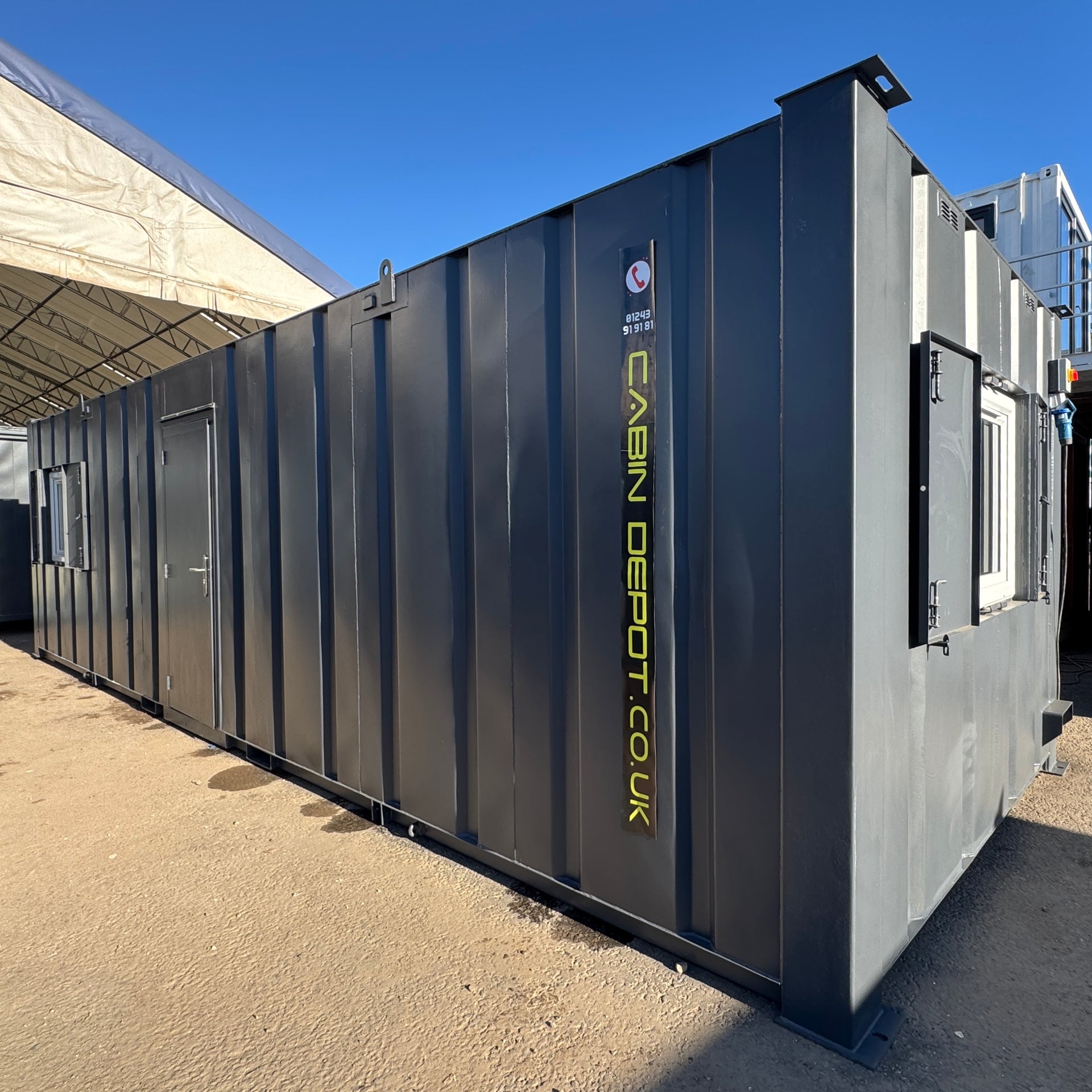 32x10ft Cabin | Open Plan Canteen / Office | Anti-Vandal | Portable Building | No 1453