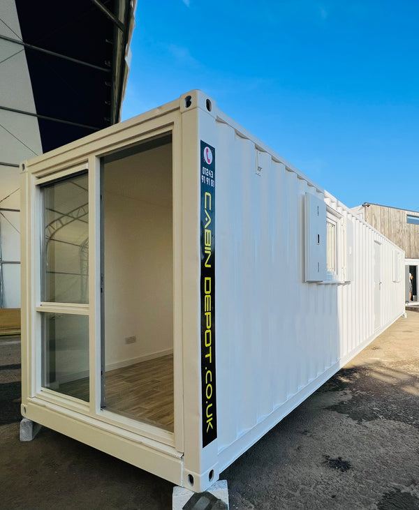 40x8Ft | Converted Shipping Container | Container Conversion | Open Plan Office | Portable Container Building | No 1023