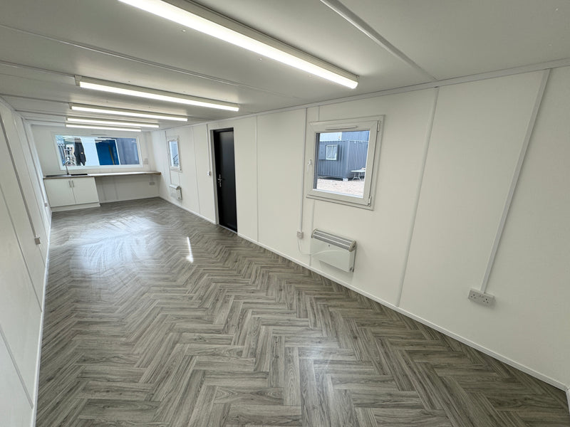 32x10ft Cabin | Canteen / Office | With Kitchenette | Anti-Vandal | Portable Building | No 1517