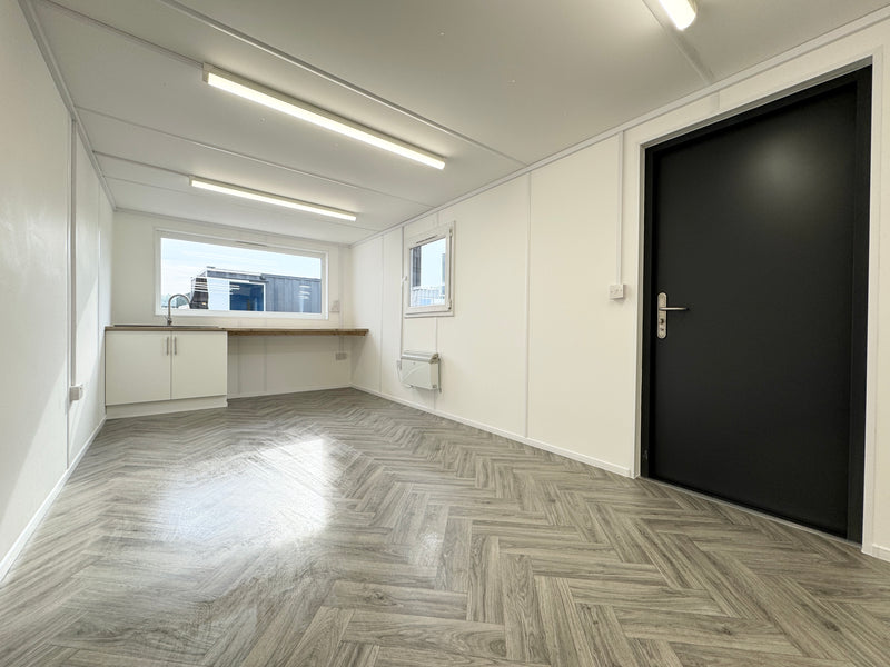 32x10ft Cabin | Canteen / Office | With Kitchenette | Anti-Vandal | Portable Building | No 1517