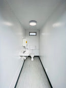 Toilet Block + Shower 24 x 9 Ft | 4 + 1 Toilet | Separate Shower Room | Portable Building | No 882