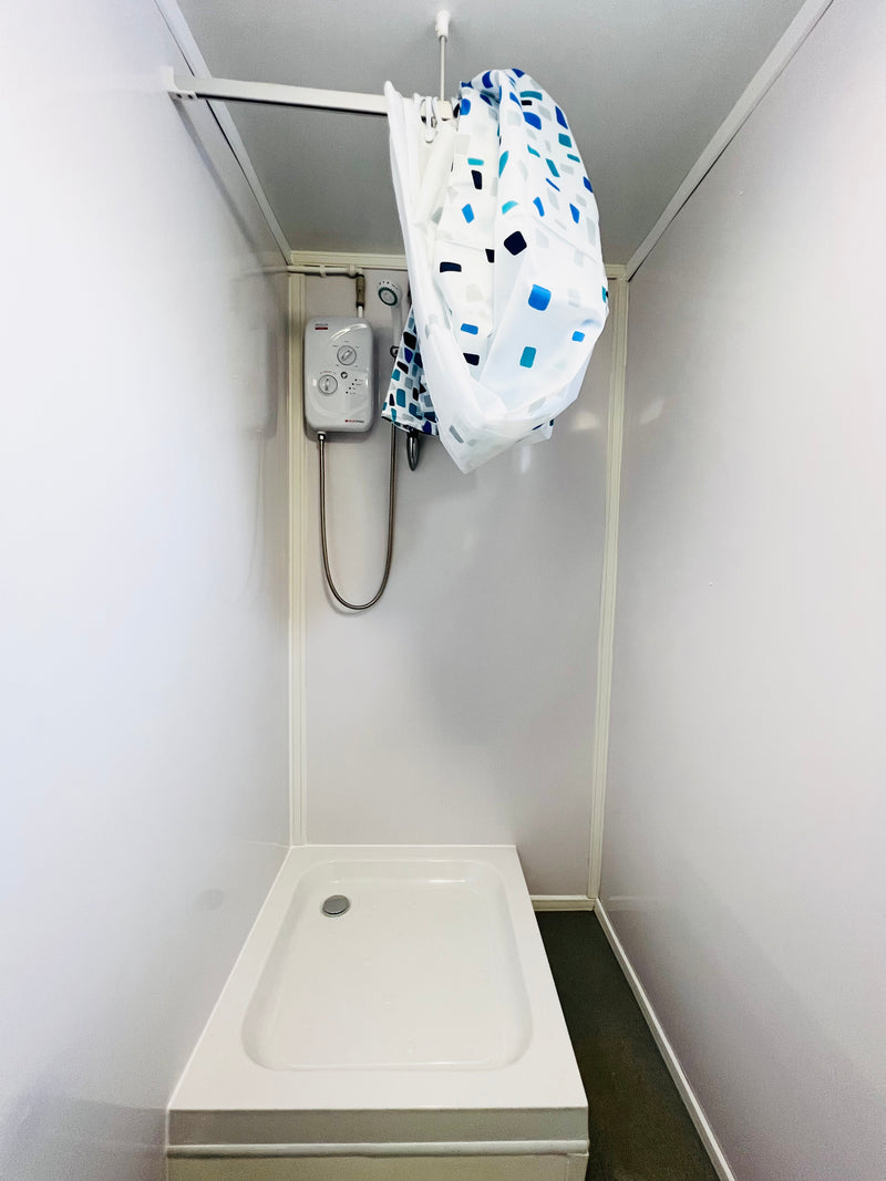 24 x 9 ft | Toilet Block + Shower | 4 + 1 Toilet | Separate Shower Room | Portable Building | No 882