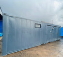 Toilet Block + Shower 24 x 9 Ft | 4 + 1 Toilet | Separate Shower Room | Portable Building | No 882