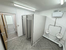32 x 10ft | Anti Vandal Cabin | 2+1 Toilet + Twin Shower Room | Changing Room | 50/50 Split | No 1561