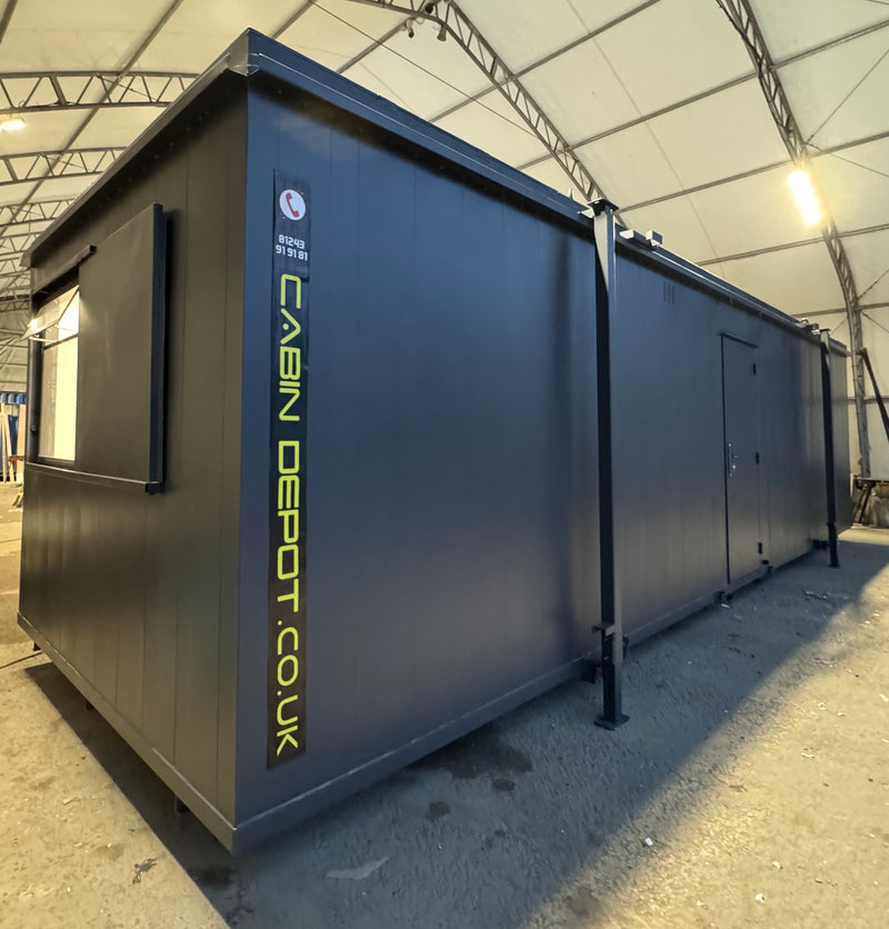 32 x 10ft | Anti Vandal Cabin | 2+1 Toilet + Twin Shower Room | Changing Room | 50/50 Split | No 1561