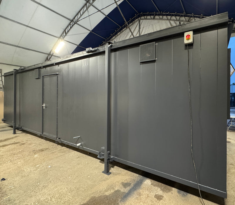 32 x 10ft | Anti Vandal Cabin | 2+1 Toilet + Twin Shower Room | Changing Room | 50/50 Split | No 1561