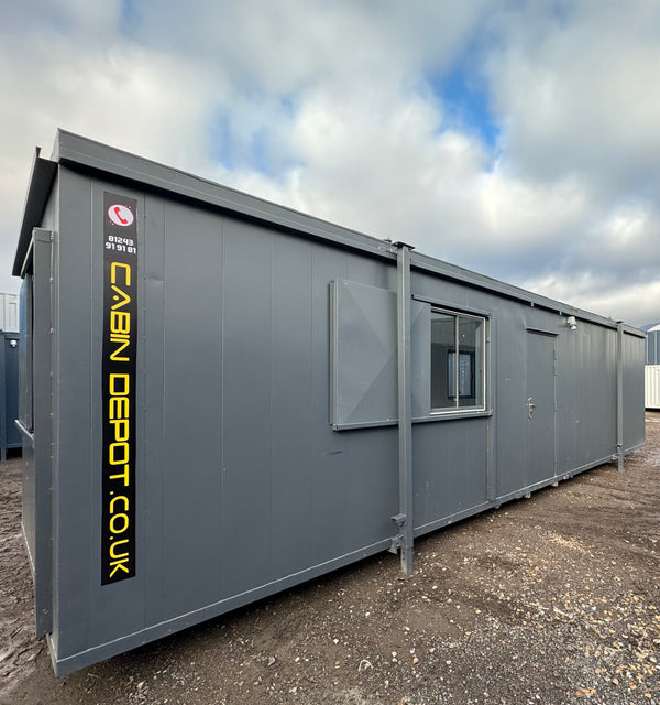 32x10ft Cabin | Open Plan | Office / Canteen | Anti-Vandal | Portable Building | No 985