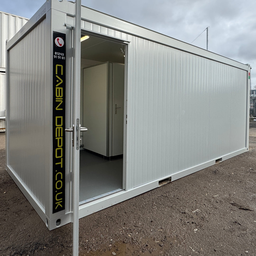 Toilet Block | 5 WC's | 5 Basins | 4 Urinals | 20x8 Ft | NEW Portable Toilet Block | Grey | No 797 LG