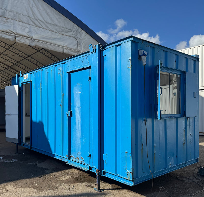20x8ft | Canteen / Office | Building Site Accommodation | Portable Anti-Vandal | Reduced | No 1568