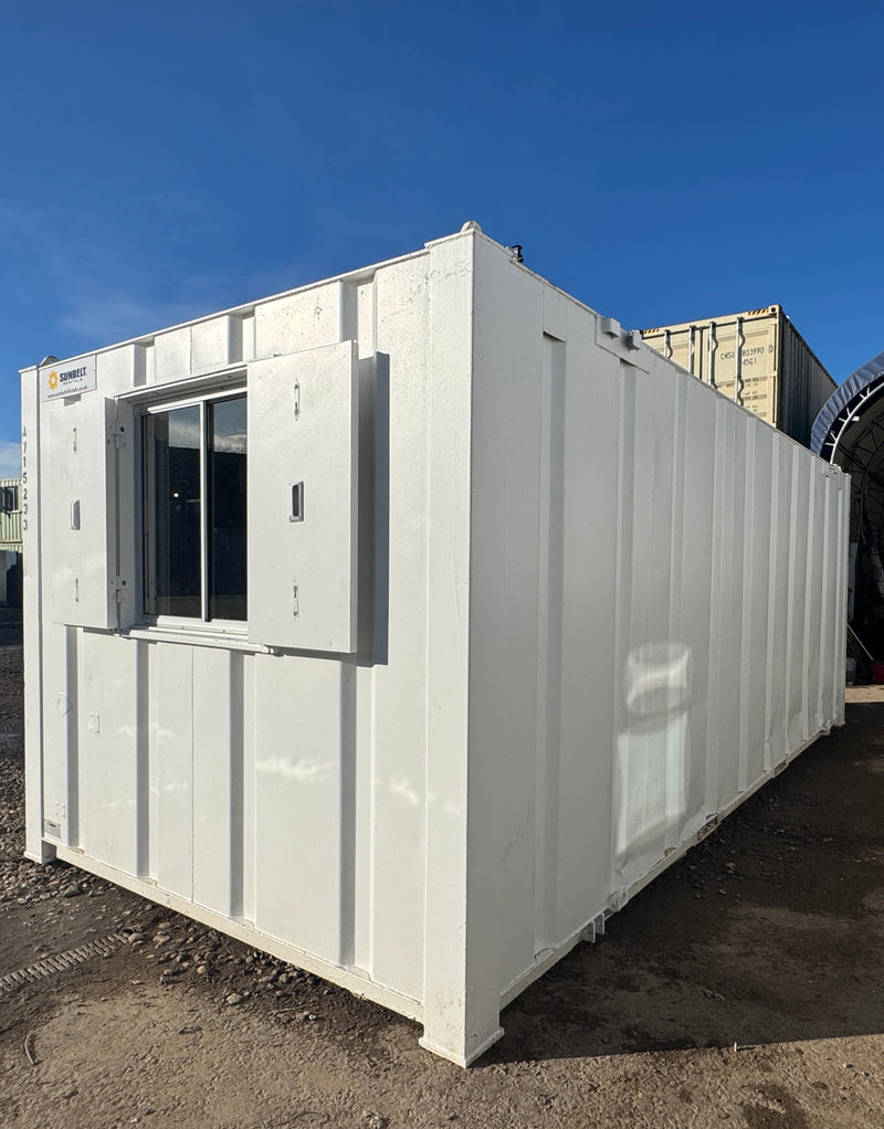 20.5x9ft | Canteen / Office | Building Site Accommodation | Portable Anti-Vandal | Reduced | No 1636
