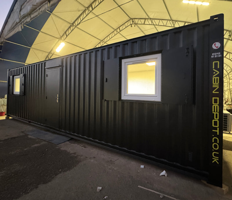 32x10ft Cabin | Open Plan Canteen / Office | CUSTOM | Portable Building | No 1593