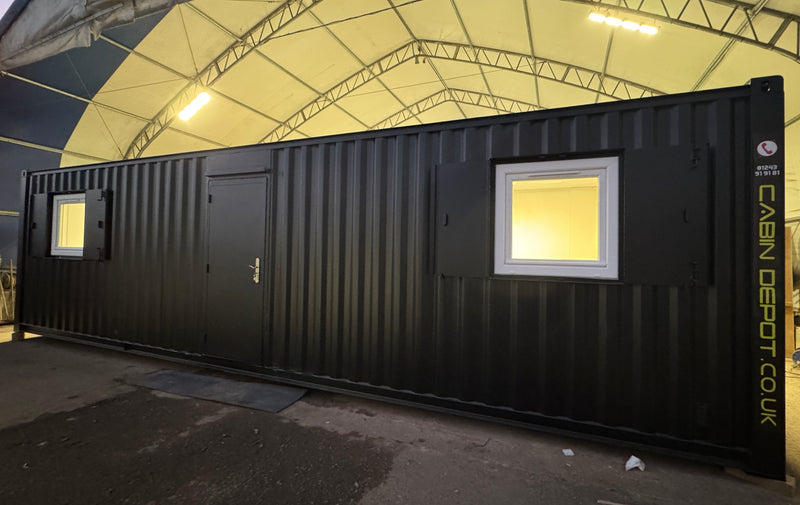32x10ft Cabin | Open Plan Canteen / Office | CUSTOM | Portable Building | No 1593