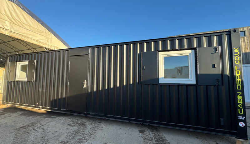 32x10ft Cabin | Open Plan Canteen / Office | CUSTOM | Portable Building | No 1593