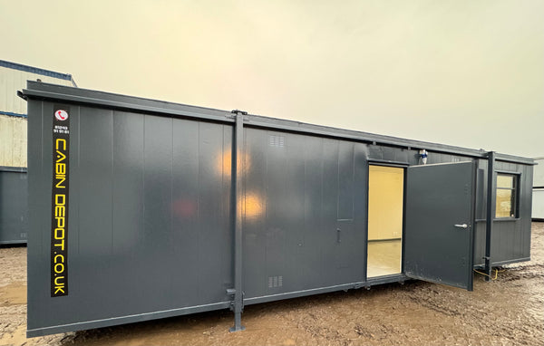 32x10ft Cabin | Open Plan | Office / Canteen | Anti-Vandal | Portable Building | No 1058