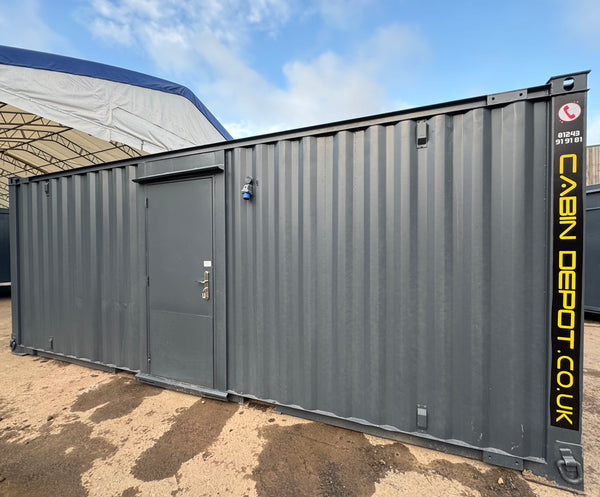 21x8ft | Office | Open Plan | Cabin / Container | Portable Anti-Vandal Building | No 995