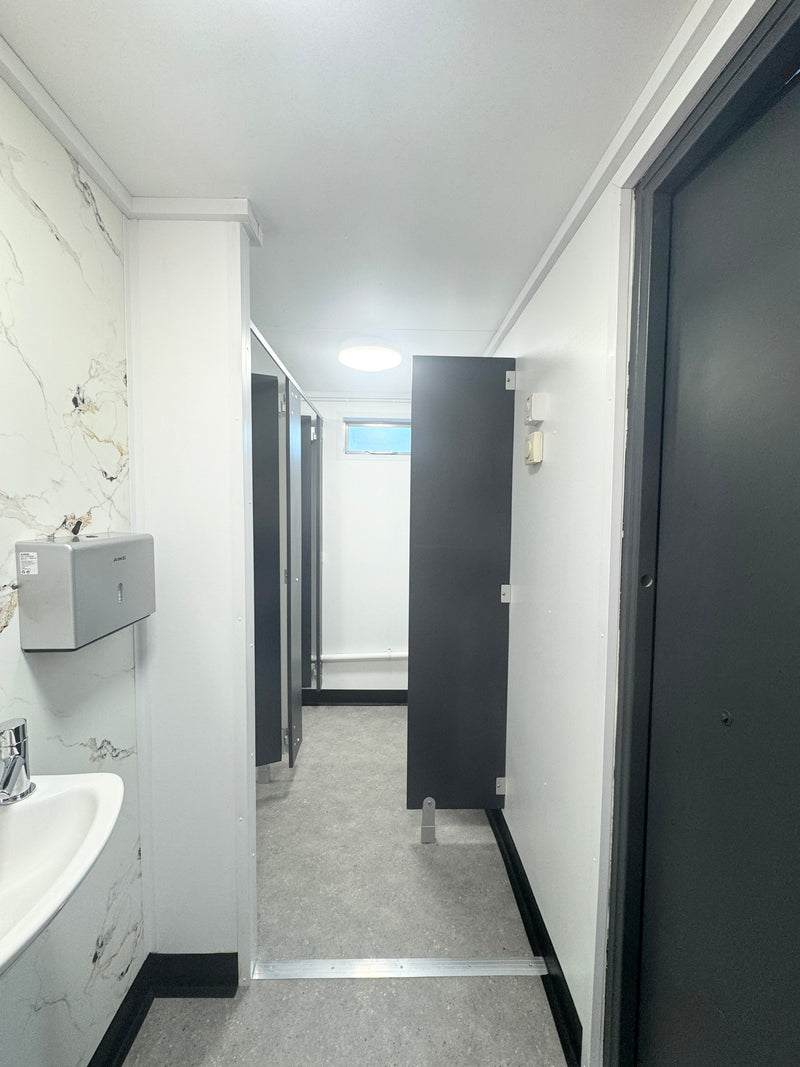 12 x 9 ft | Anti Vandal | 2 + 1 Toilet Block | Premium | Portable Building | Welfare | No 1506