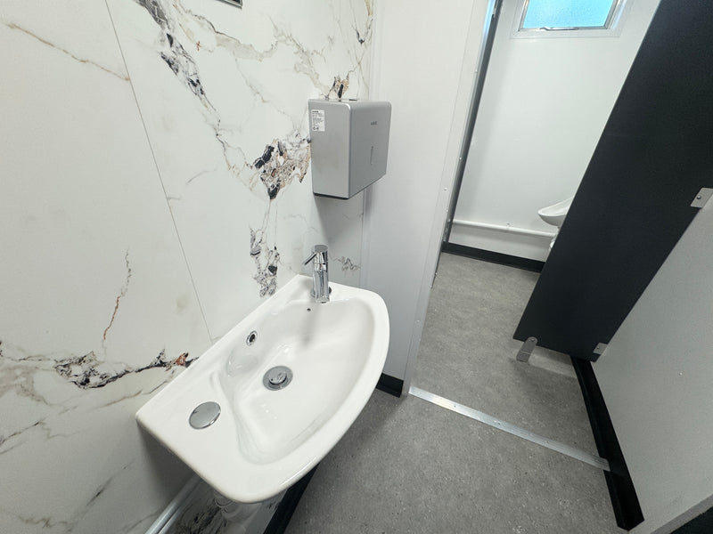 12 x 9 ft | Anti Vandal | 2 + 1 Toilet Block | Premium | Portable Building | Welfare | No 1506