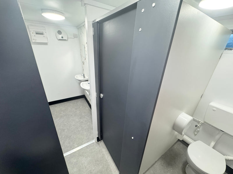 12 x 9 ft | Anti Vandal | 2 + 1 Toilet Block | Premium | Portable Building | Welfare | No 1506