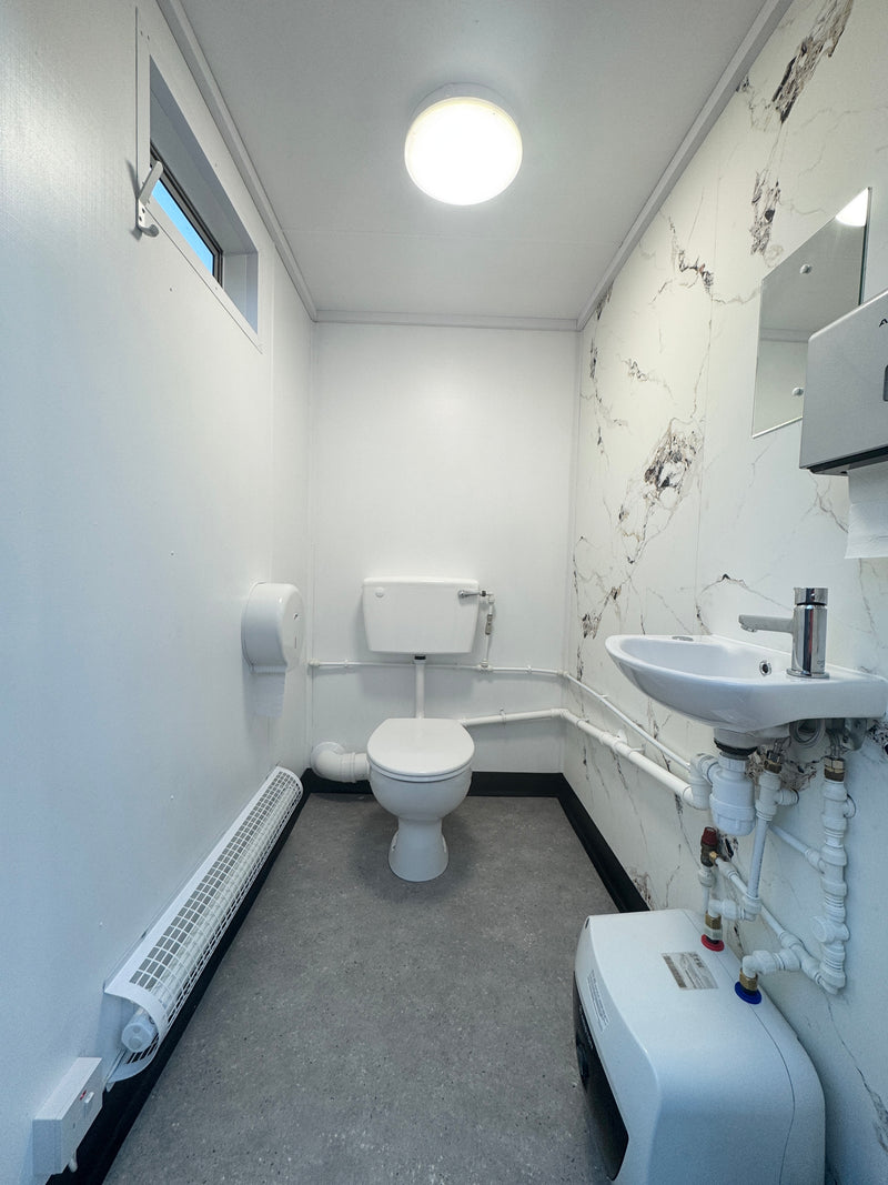 12 x 9 ft | Anti Vandal | 2 + 1 Toilet Block | Premium | Portable Building | Welfare | No 1506