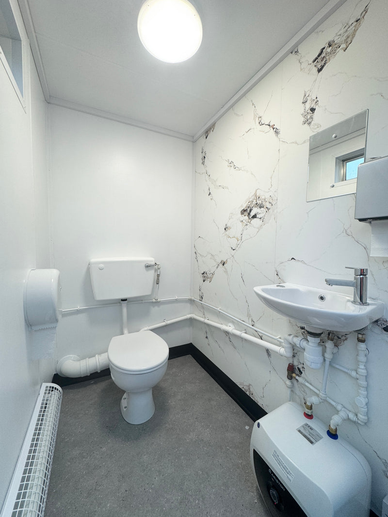 12 x 9 ft | Anti Vandal | 2 + 1 Toilet Block | Premium | Portable Building | Welfare | No 1506