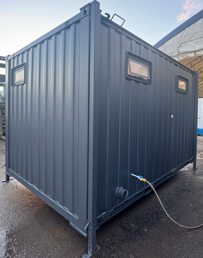 12 x 9 ft | Anti Vandal | 2 + 1 Toilet Block | Premium | Portable Building | Welfare | No 1506