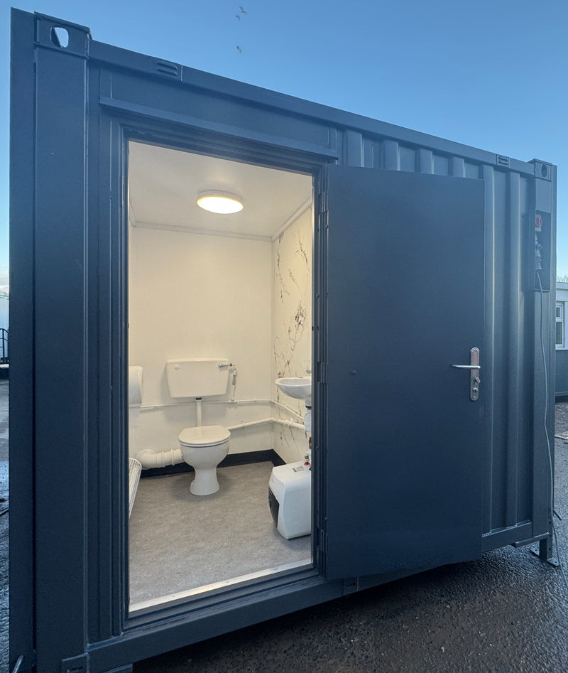 12 x 9 ft | Anti Vandal | 2 + 1 Toilet Block | Premium | Portable Building | Welfare | No 1506